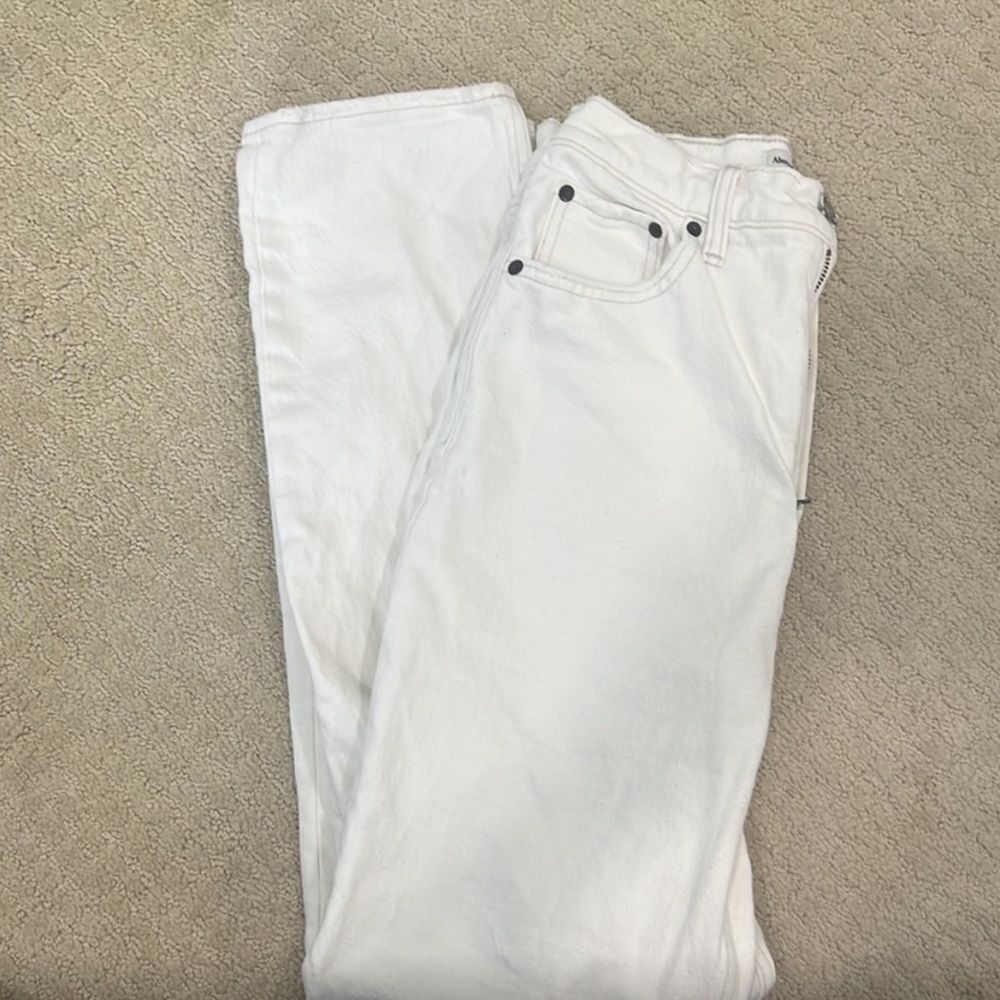 Abercrombie 90s straight ultra high rise